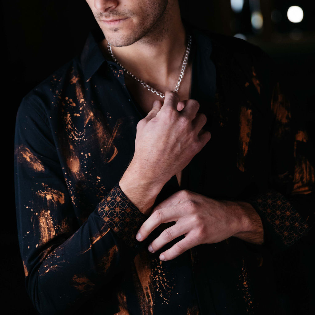 hand painted shirt - Image 4